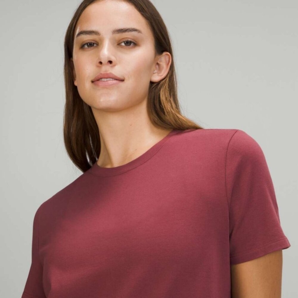Lululemon Love Crew Short Sleeve T-Shirt Smoky Red * flaw - Picture 4 of 10